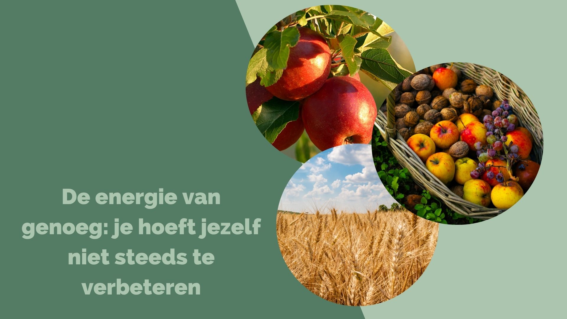 De energie van genoeg: je hoeft jezelf niet steeds te verbeteren
